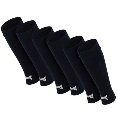 Voetbal sok sleeves pro - 6 paar - zwart
