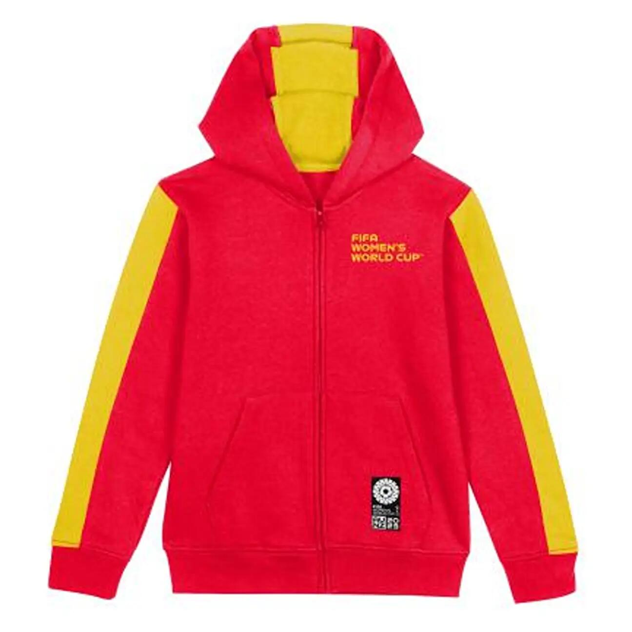 OUTERSTUFF Fifa Kids ZIP Hoodie II Spain BS8 roșu
