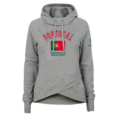 Outerstuff fifa flag funnel nk hood portugal ll grijze dameshoodie