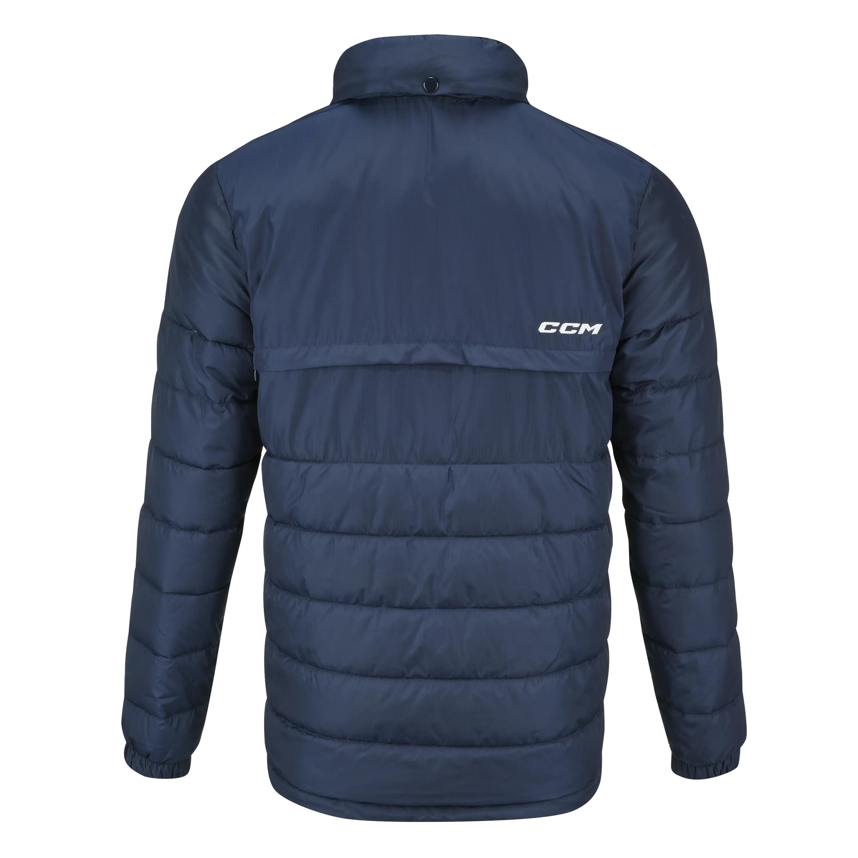 CCM Team Quilted Winter Jacket Schwarz Dunkelblau Erwachsene 2/2