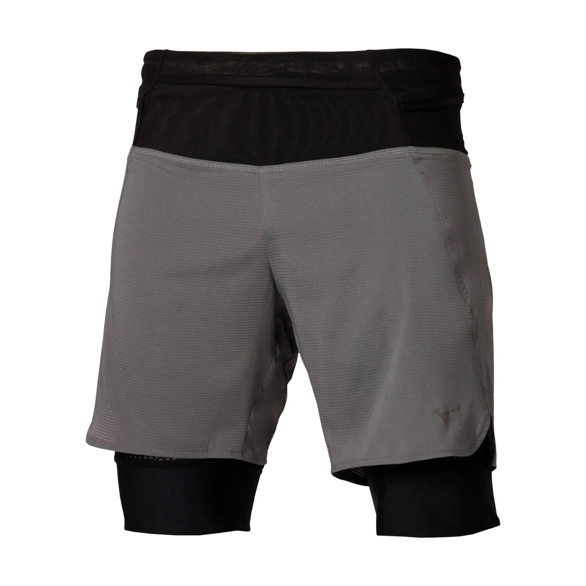 Spodenki do biegania męskie Mizuno Trail Multipocket 2in1 5/5