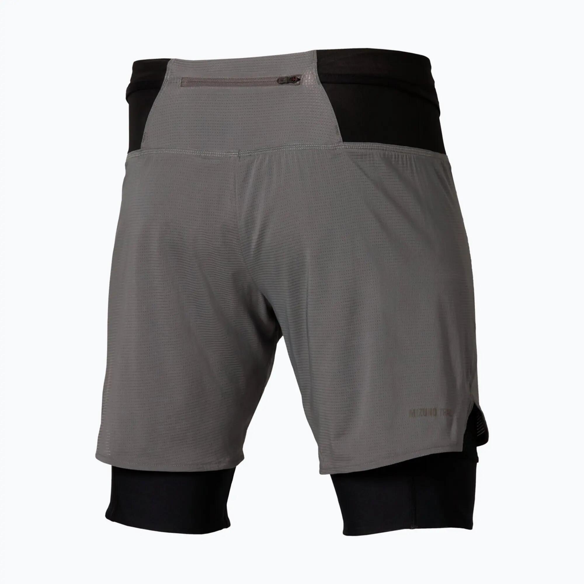 Spodenki do biegania męskie Mizuno Trail Multipocket 2in1 4/5