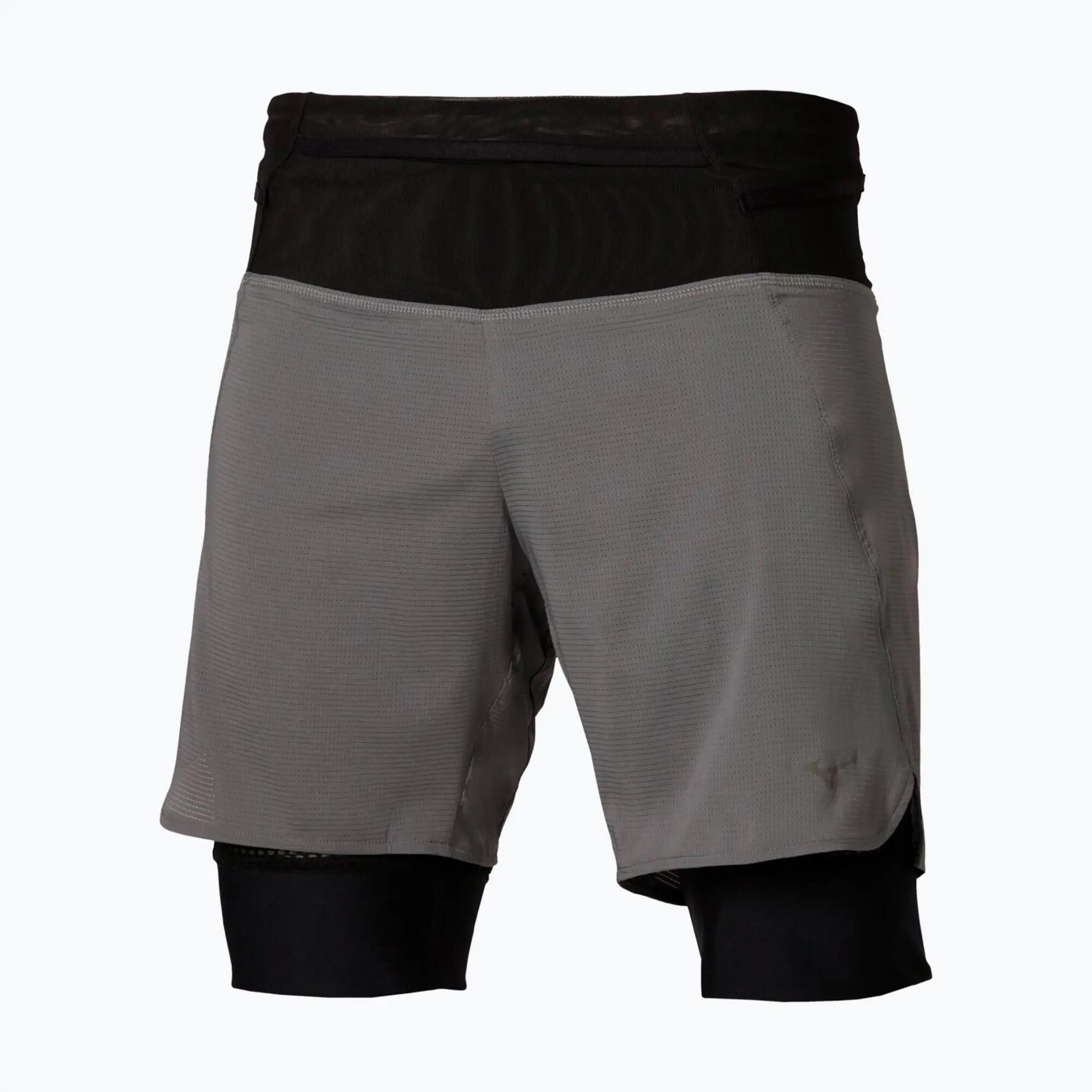 Spodenki do biegania męskie Mizuno Trail Multipocket 2in1 3/5