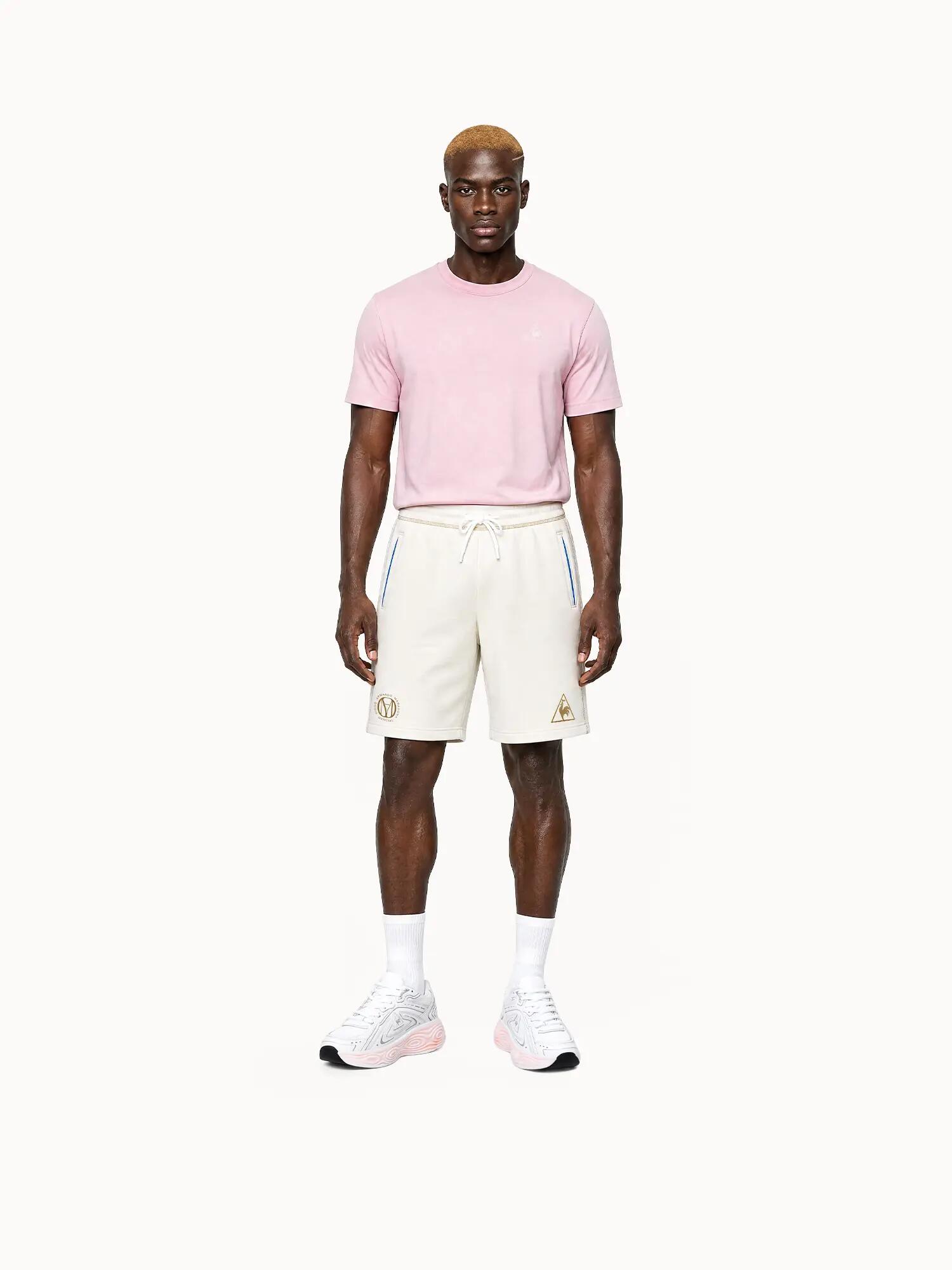 Short loose Le Coq Sportif x Maradona en molleton LCS CUP 5/6