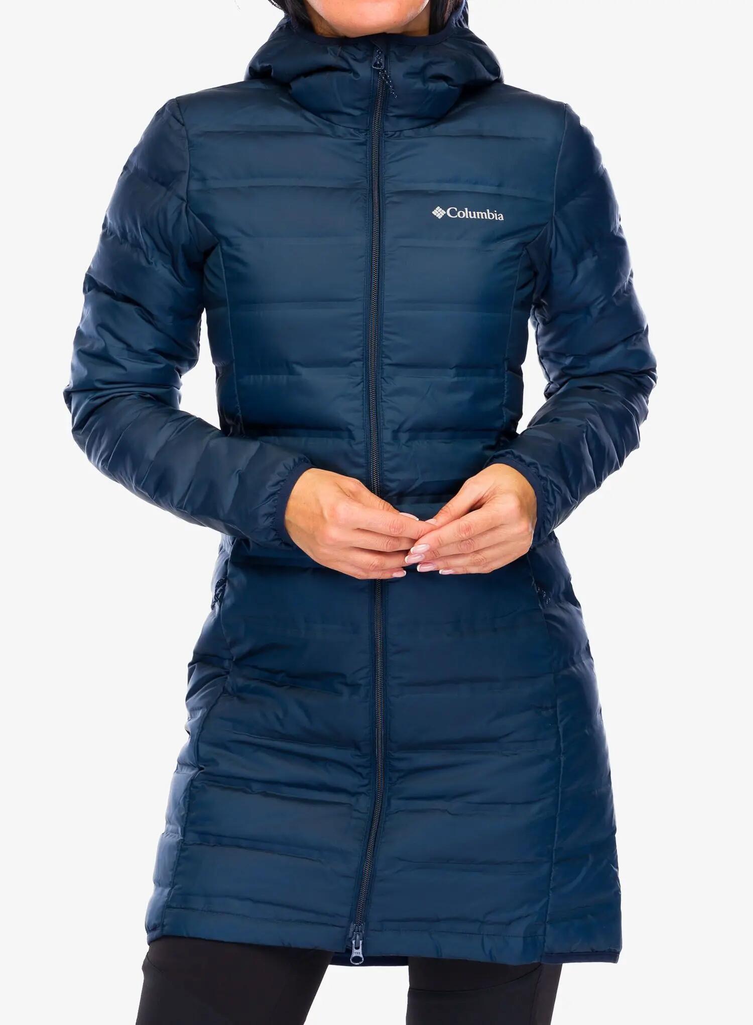 Płaszcz puchowy damski Columbia Lake 22  II Down Long Hooded Jacket 1/7