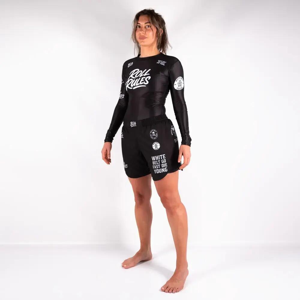 Short MMA femme Boa Fightwear No-Gi Roll Rules 6/6