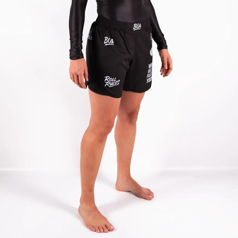 Short MMA femme Boa Fightwear No-Gi Roll Rules 5/6