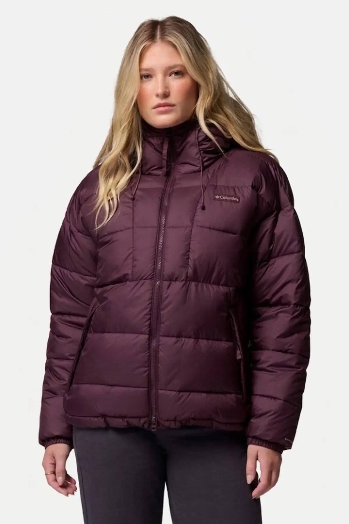 Giacca Columbia Modello Pike Lake  Iii Hooded Jacket Colore Bordeaux 4/5