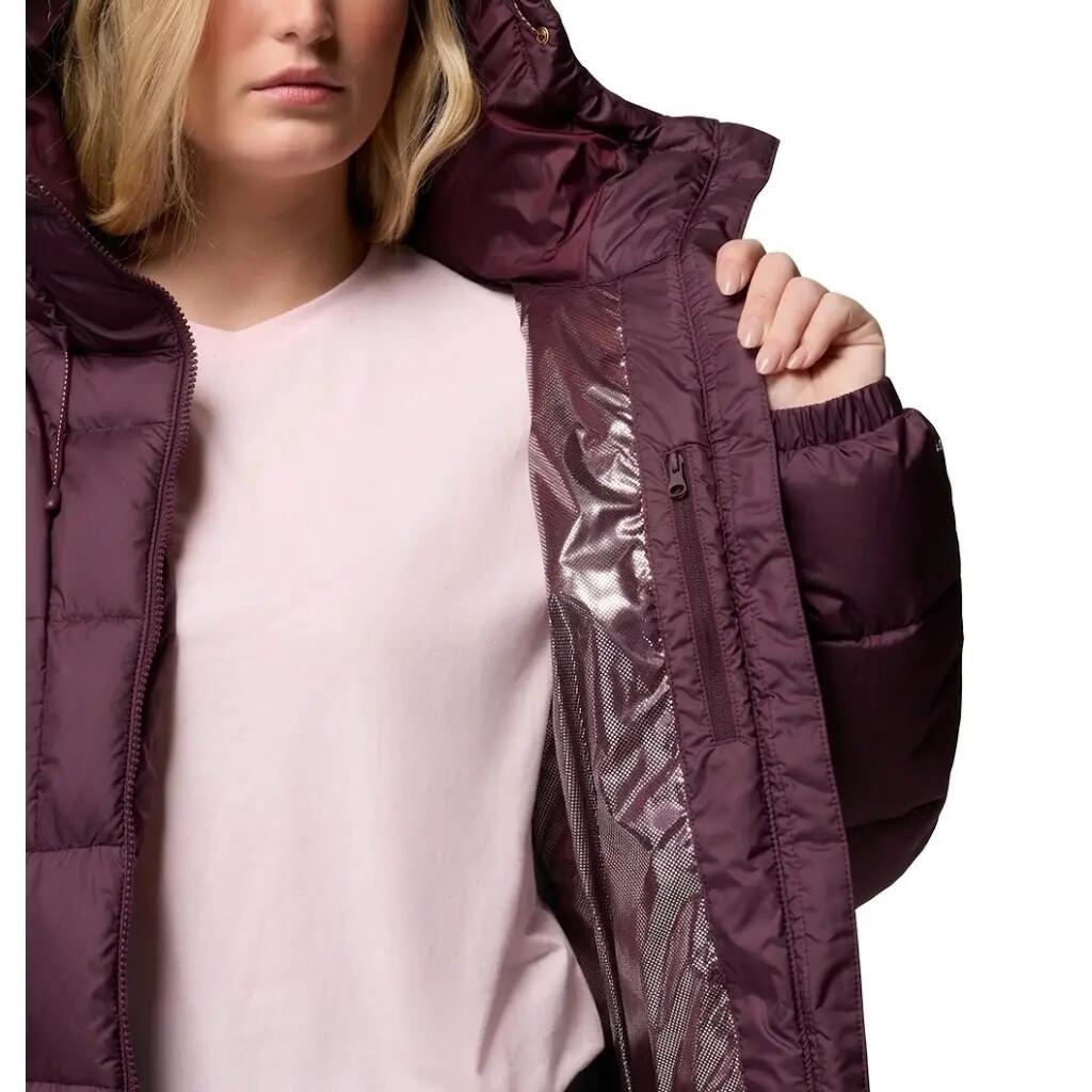 Giacca Columbia Modello Pike Lake  Iii Hooded Jacket Colore Bordeaux 3/5