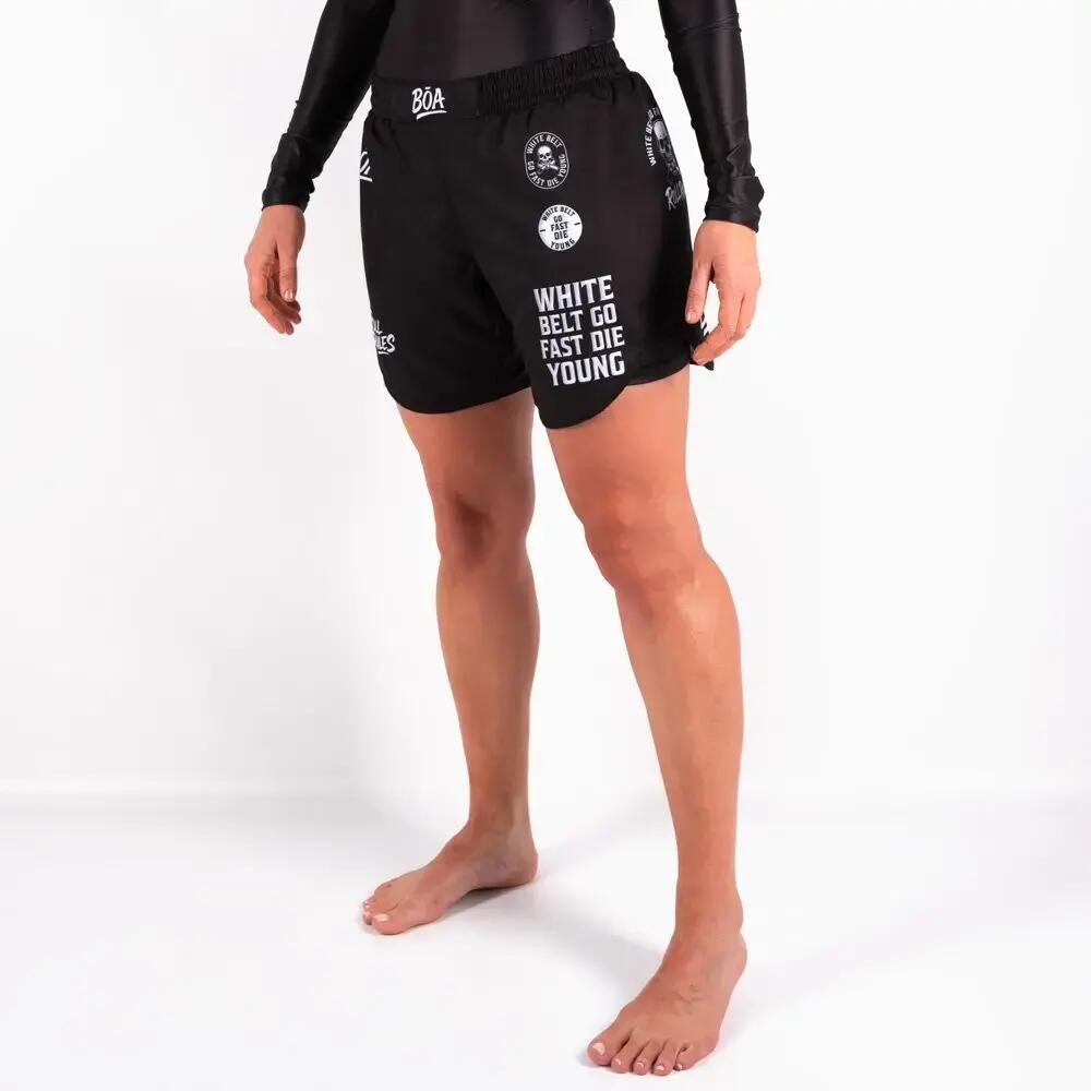 Short MMA femme Boa Fightwear No-Gi Roll Rules 2/6
