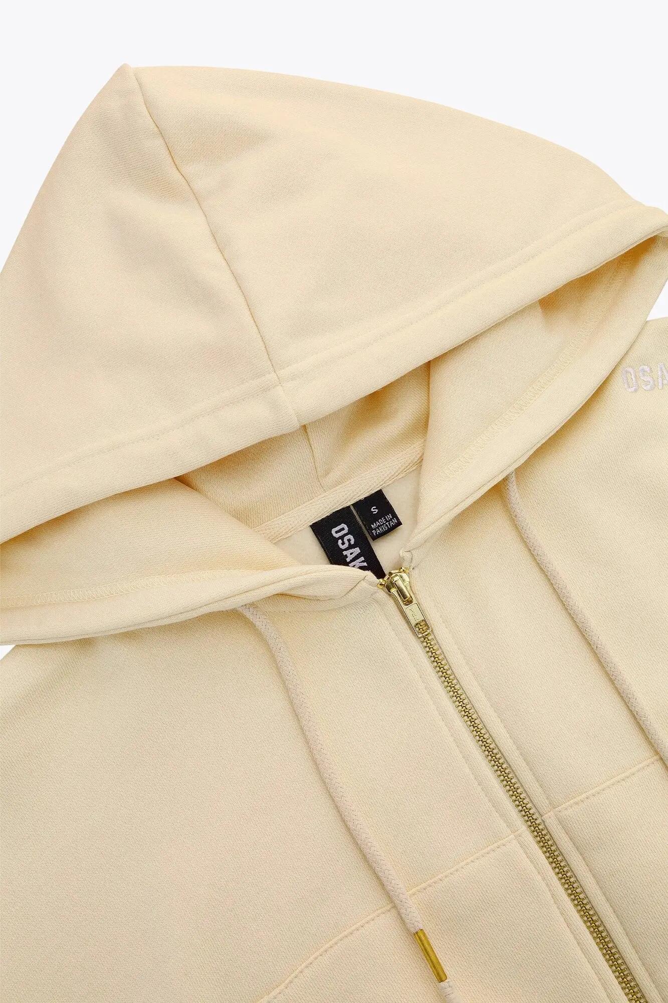 Osaka dames cropped hoodie met volledige ritssluiting | Washi 4/6