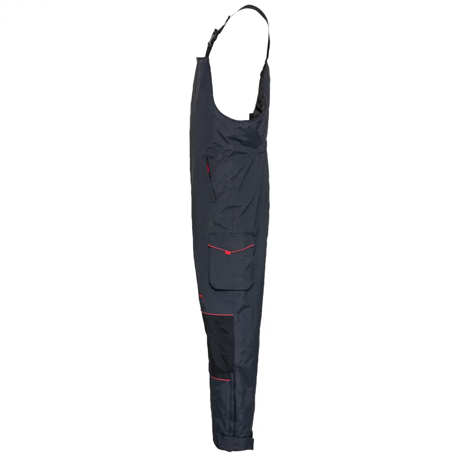 Herren - angeln - latzhose - winddicht, wasserdicht - grau 3/5
