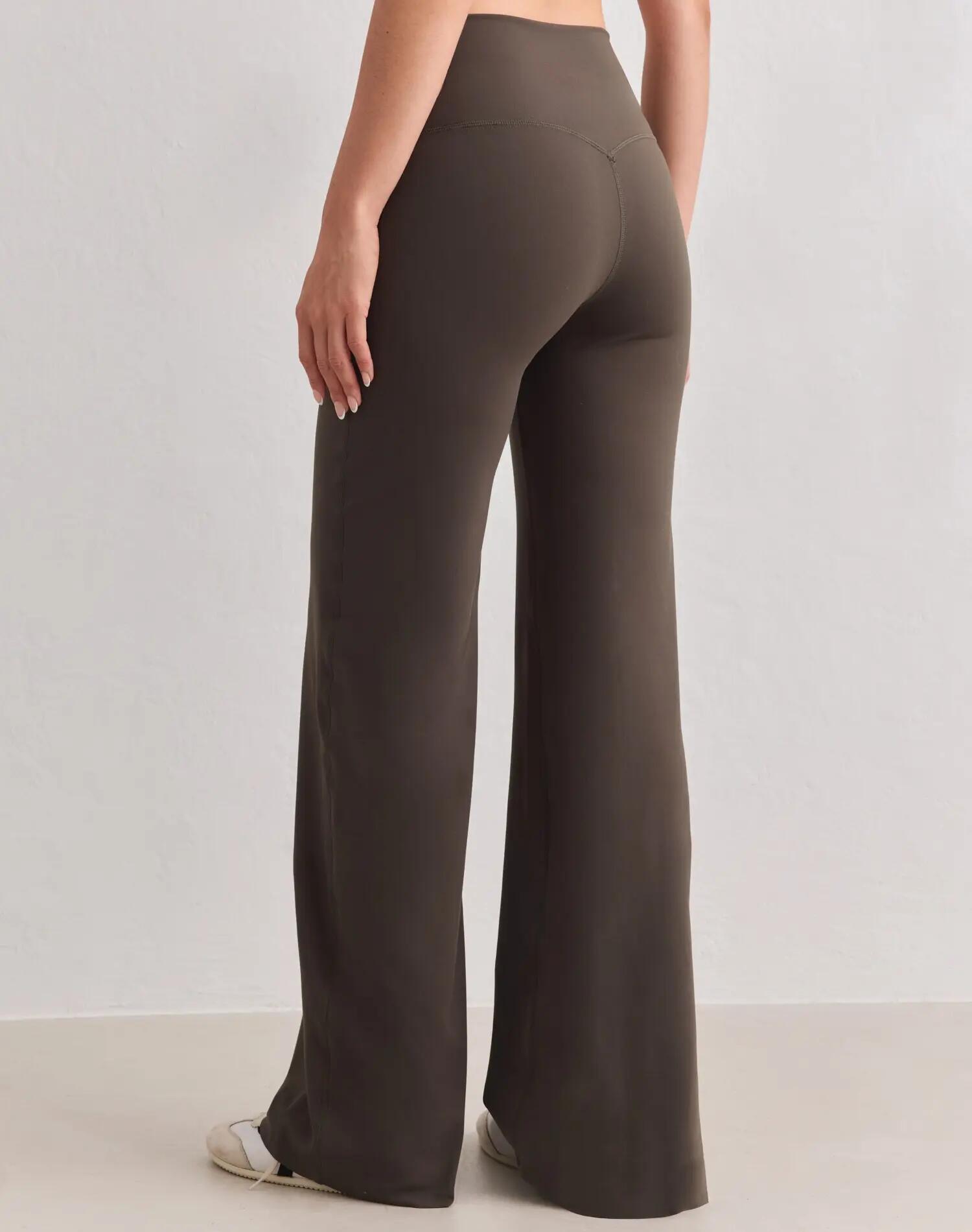 Femme Legging Jambe Droite Taille Haute squat proof Sense Lierre Foncé 4/6