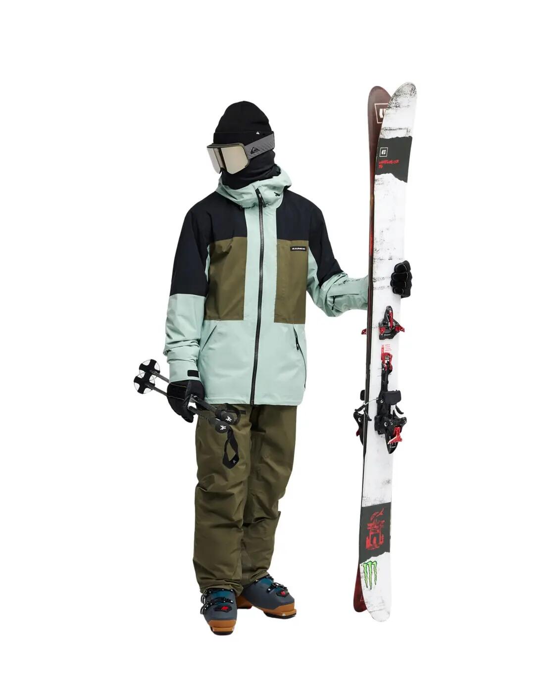 Technisch Snowjack FOREVER STRETCH GORE-TEX® Grün Heren 3/4