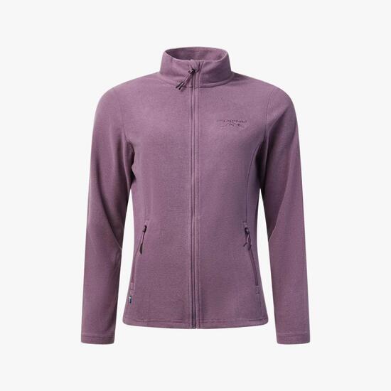 Bluza Polarowa Rozpinana Wędrówki Kobieta Lofoten Elastyczny W Cztery Strony