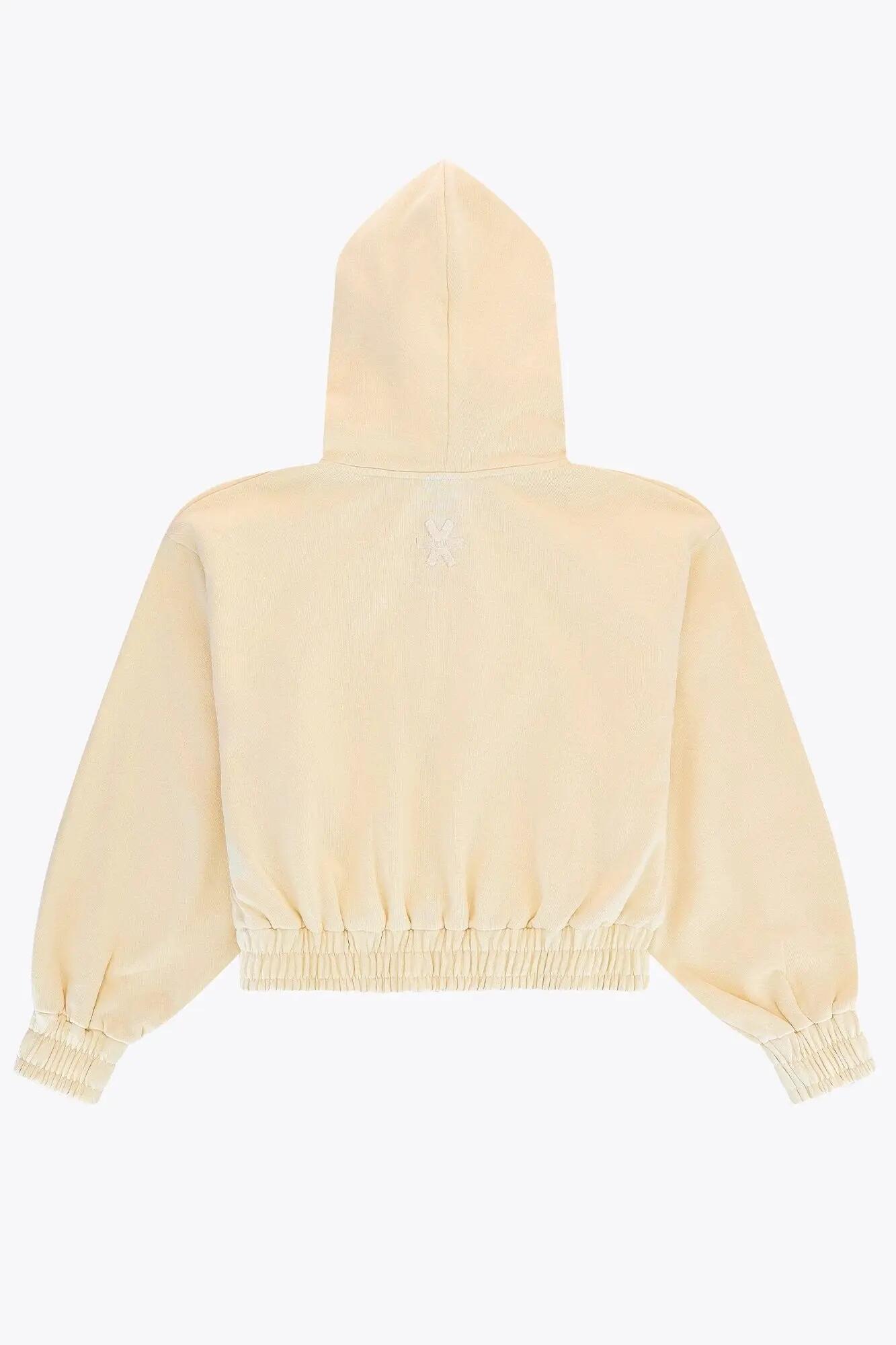 Osaka dames cropped hoodie met volledige ritssluiting | Washi 3/6