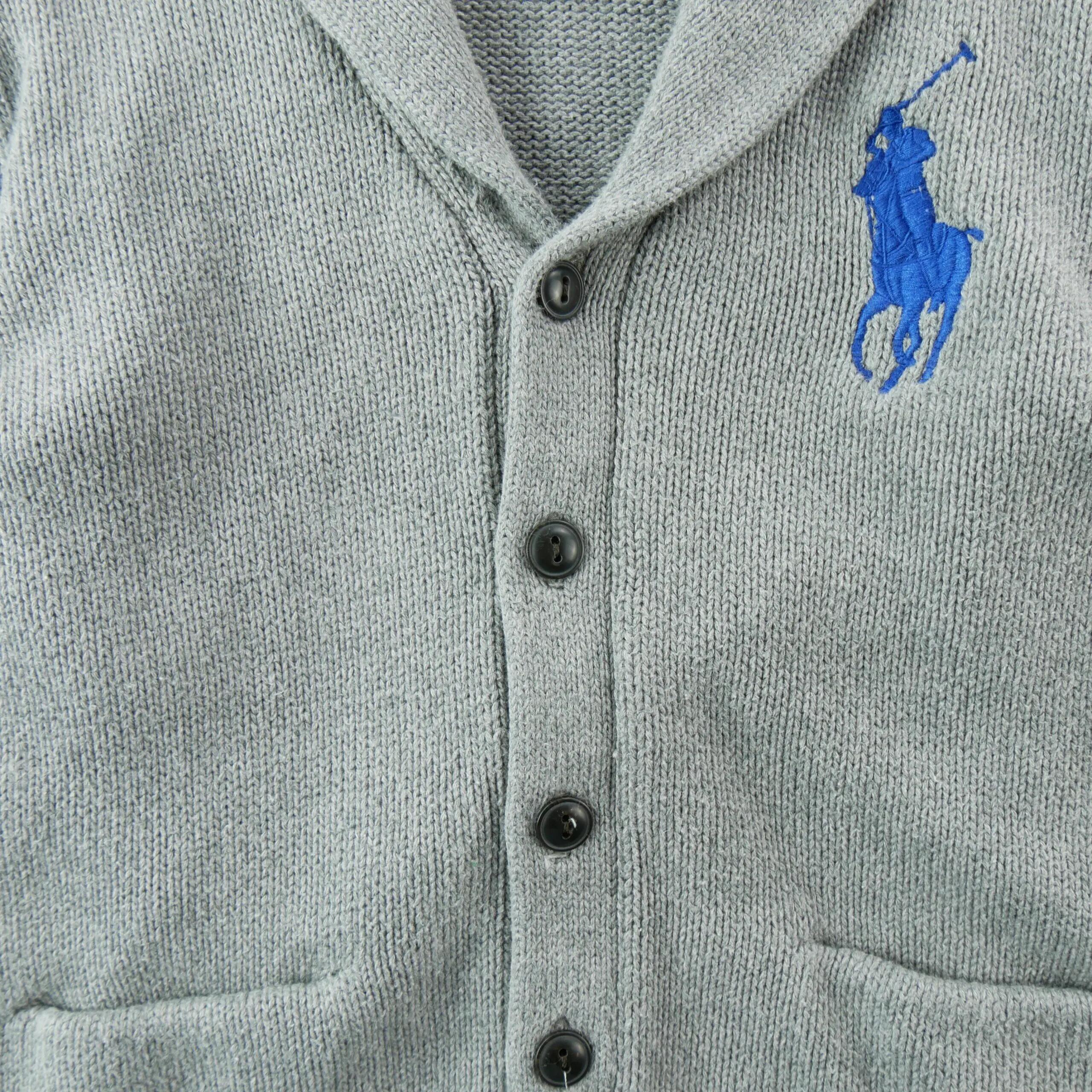 Tweedehands - Gilets Jongens Geborduurd Cijfer 3 Grijs - Als nieuw 3/8