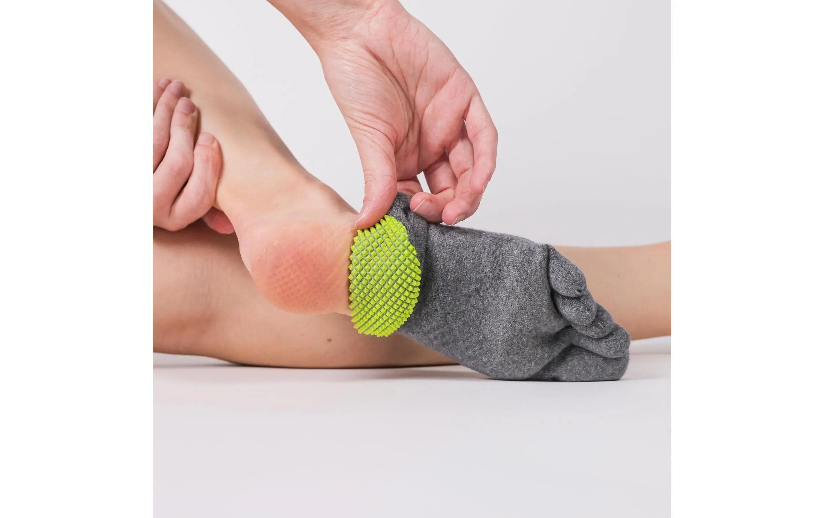 NABOSO Chaussettes à orteils L, semelle structurée 2/3