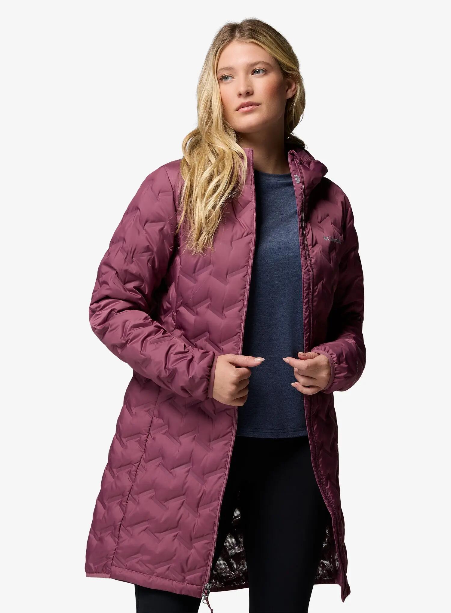 Płaszcz puchowy damski Columbia Delta Ridge II Long Down Jacket 4/7