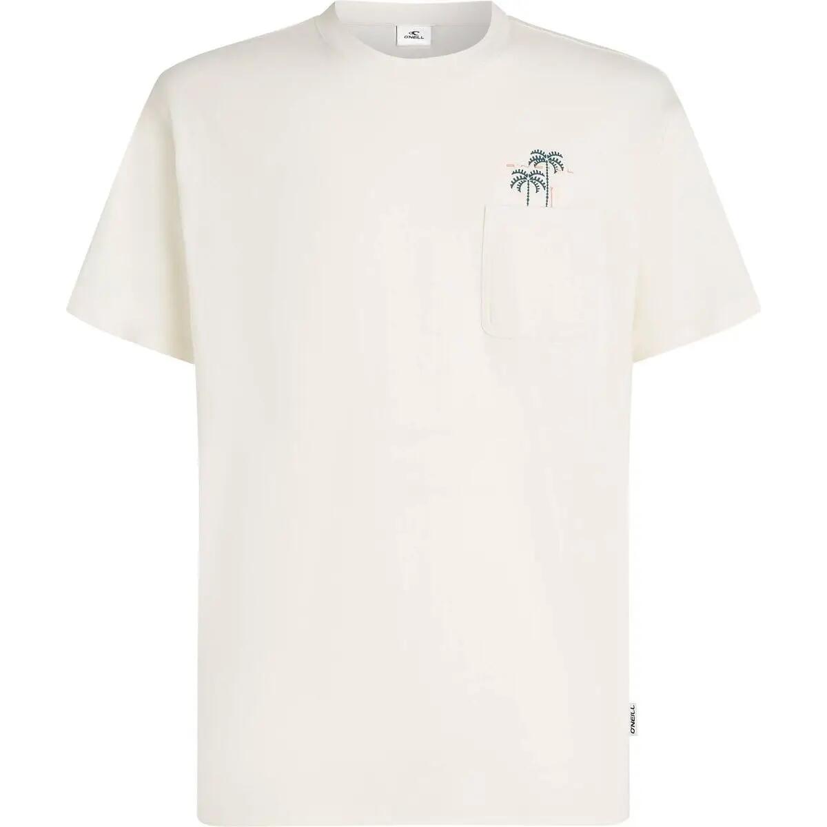 T-shirt - Sportswear - Heren - O'Neill - Regular fit, borstzak - Snow White 1/3