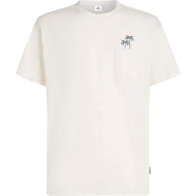 T-shirt - sportswear - heren - o'neill - regular fit, borstzak - snow white