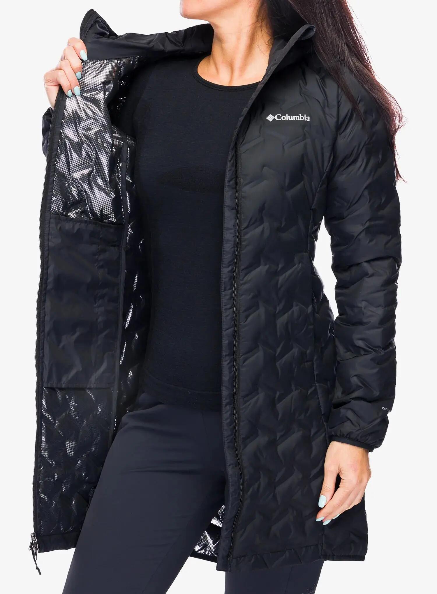 Jaqueta esportiva de plumas Columbia DELTA para mulheres 7/8