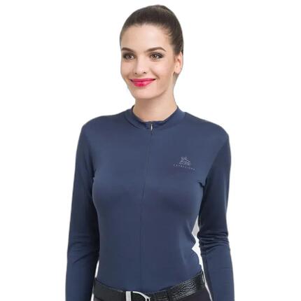 Polo technique de concours manches longues femme Cavalliera Belissima