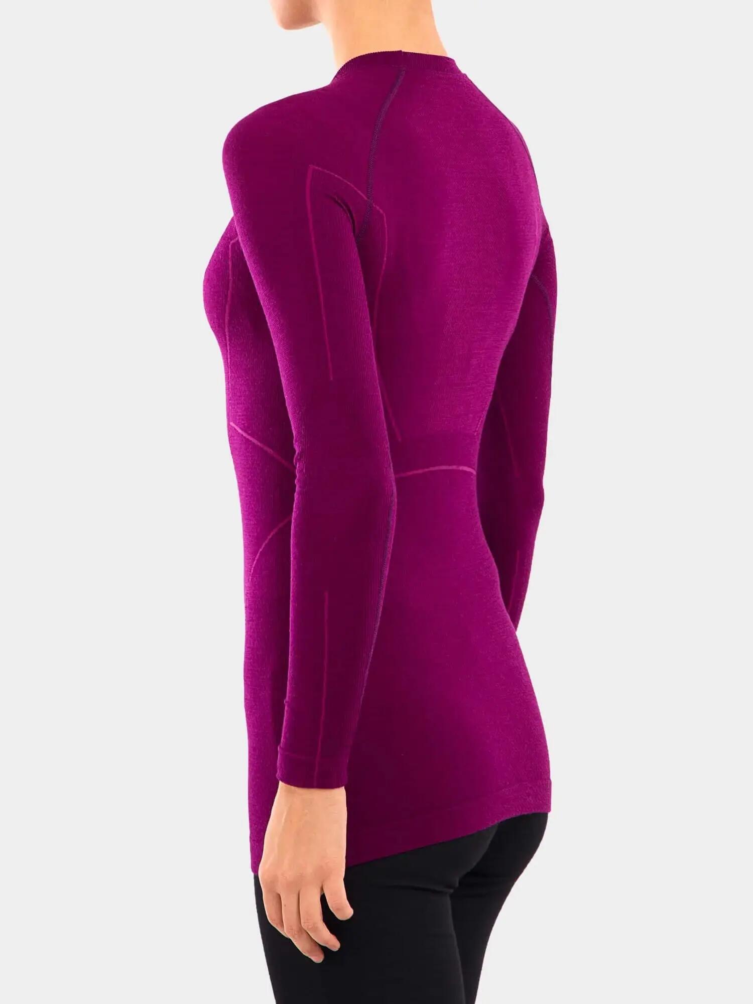 Koszulka wełniana z długim rękawem damska Brubeck ACTIVE WOOL 7/7