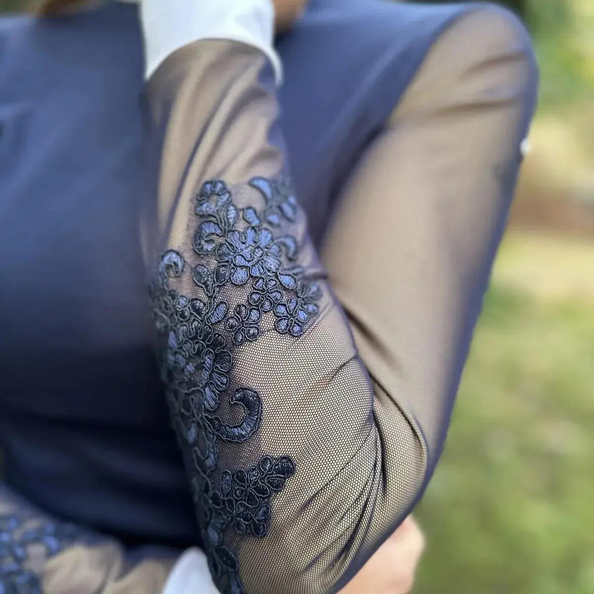 Polo technique de concours femme Cavalliera Sleeves 2/2