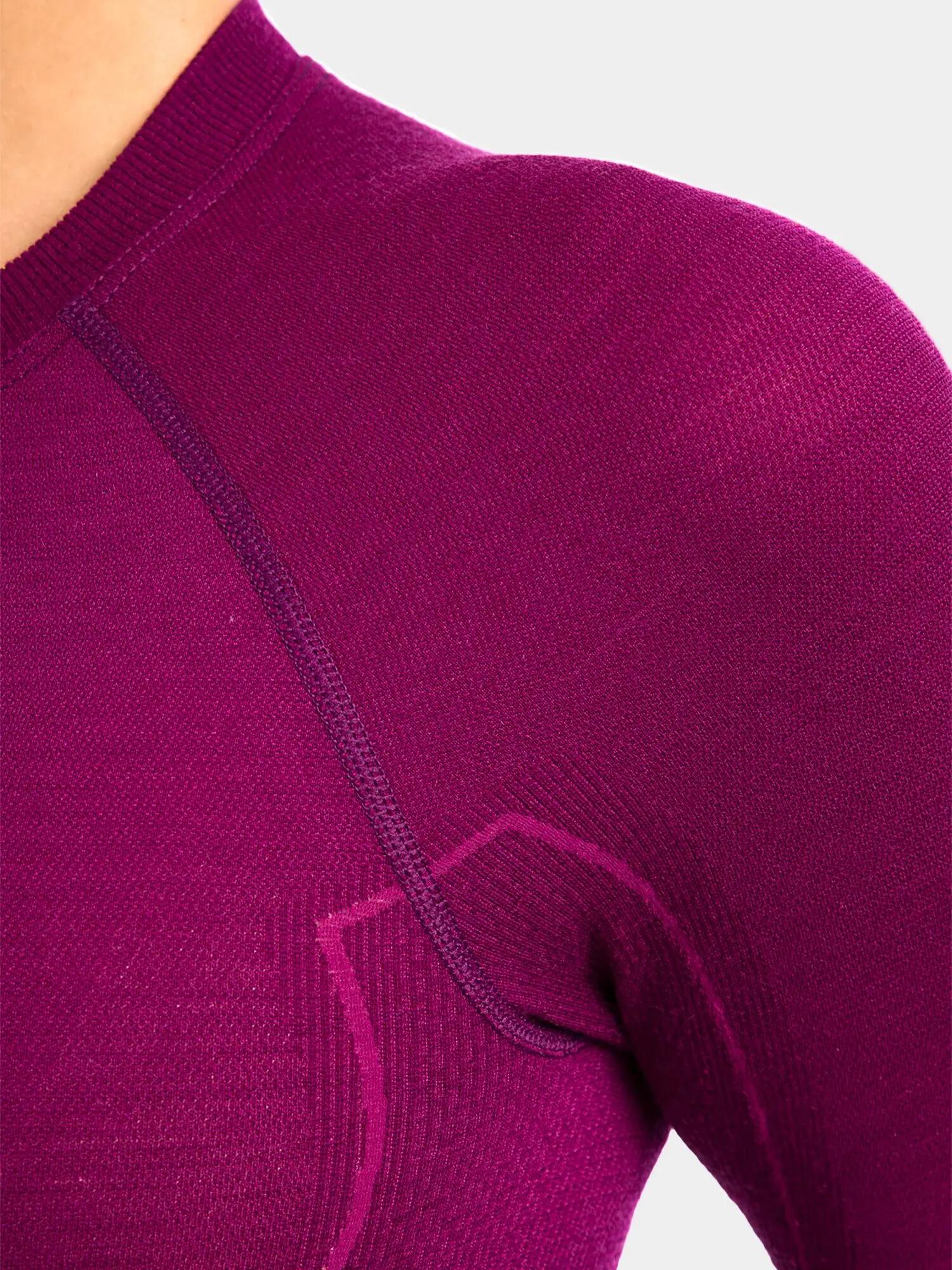 Koszulka wełniana z długim rękawem damska Brubeck ACTIVE WOOL 5/7