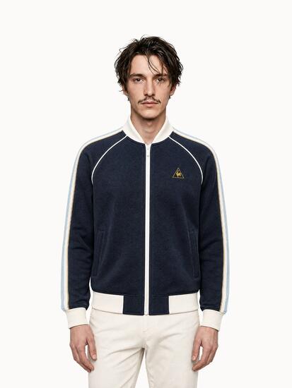 Veste zippée Le Coq Sportif x Maradona effet piqué LCS CUP