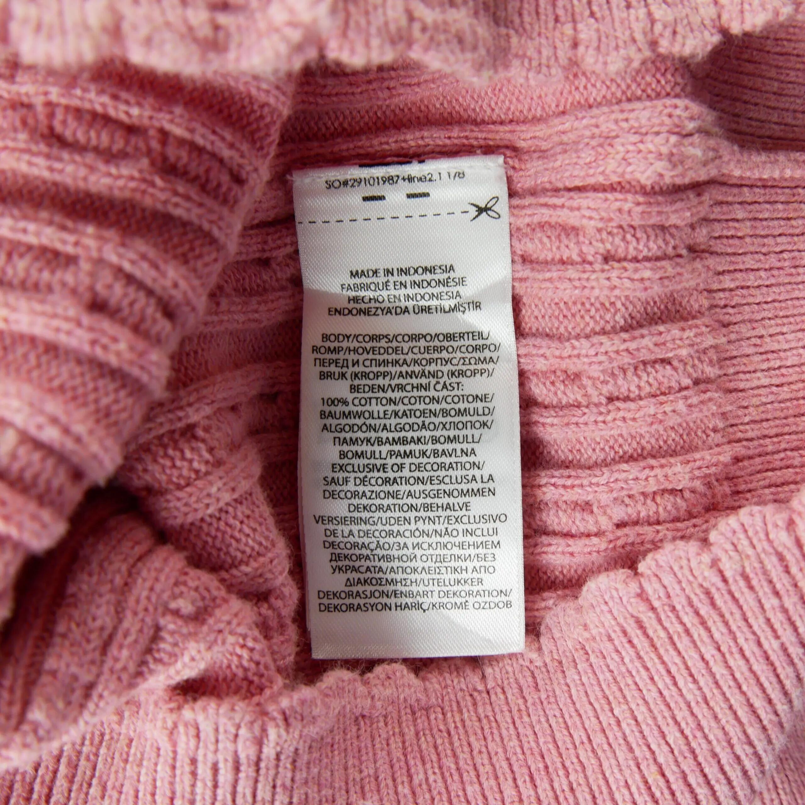 Tweedehands - Meisjes gilets gedraaide brei - Zeer goede staat 6/8