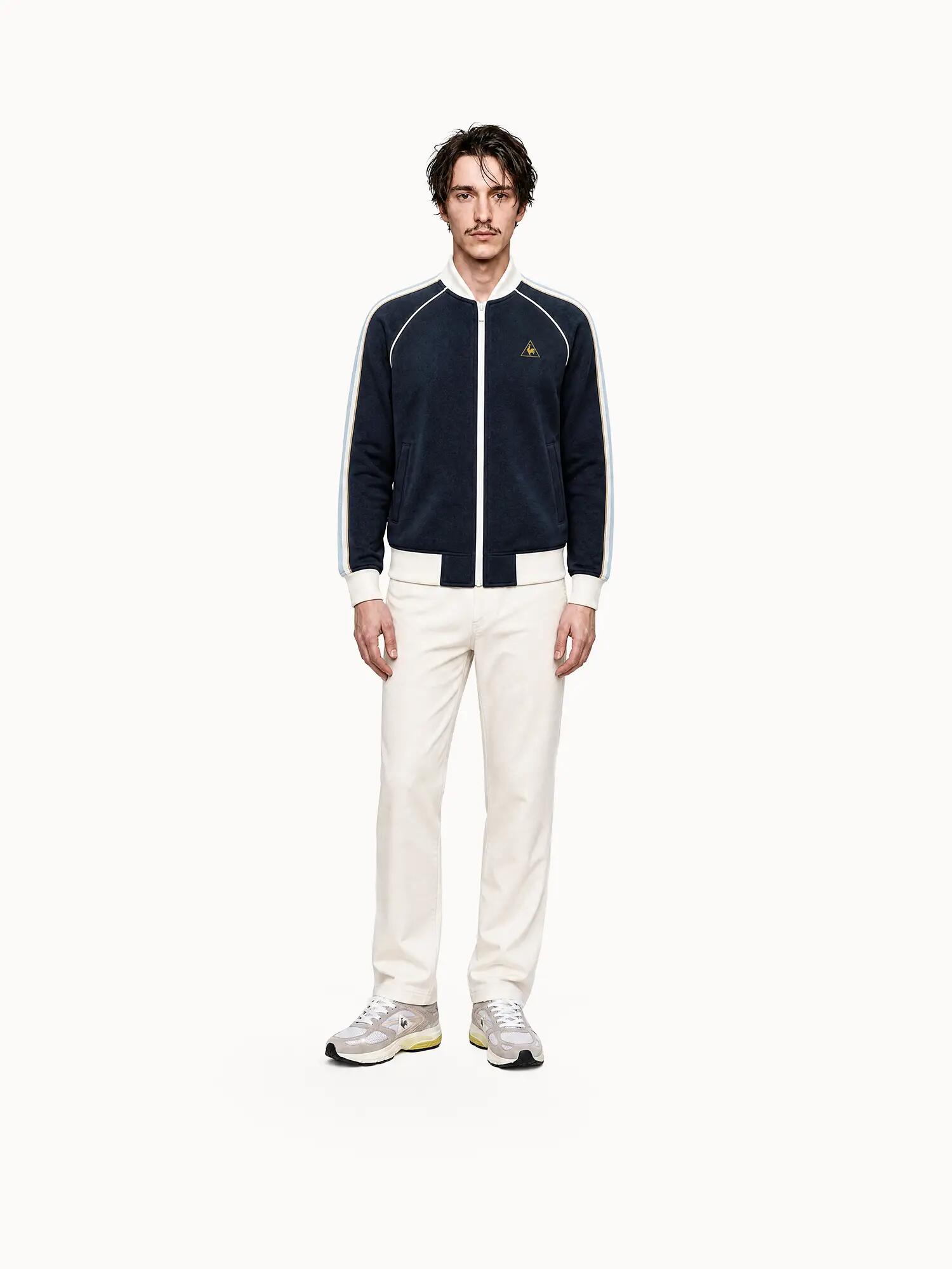 Veste zippée Le Coq Sportif x Maradona effet piqué LCS CUP 5/6