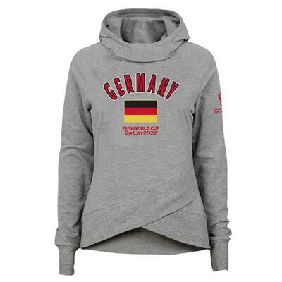 Outerstuff fifa flag funnel nk hood germany lxl grijze dameshoodie