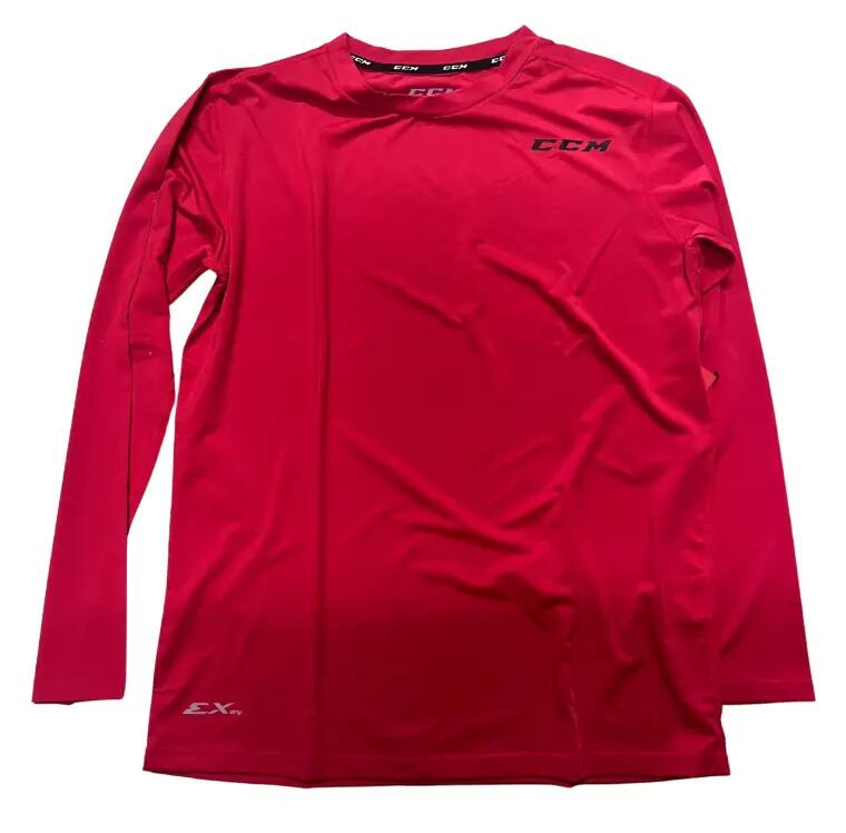 CCM Underlayer long-sleeved shirt L/S Tee Perform Junior Rd L roșu șosete