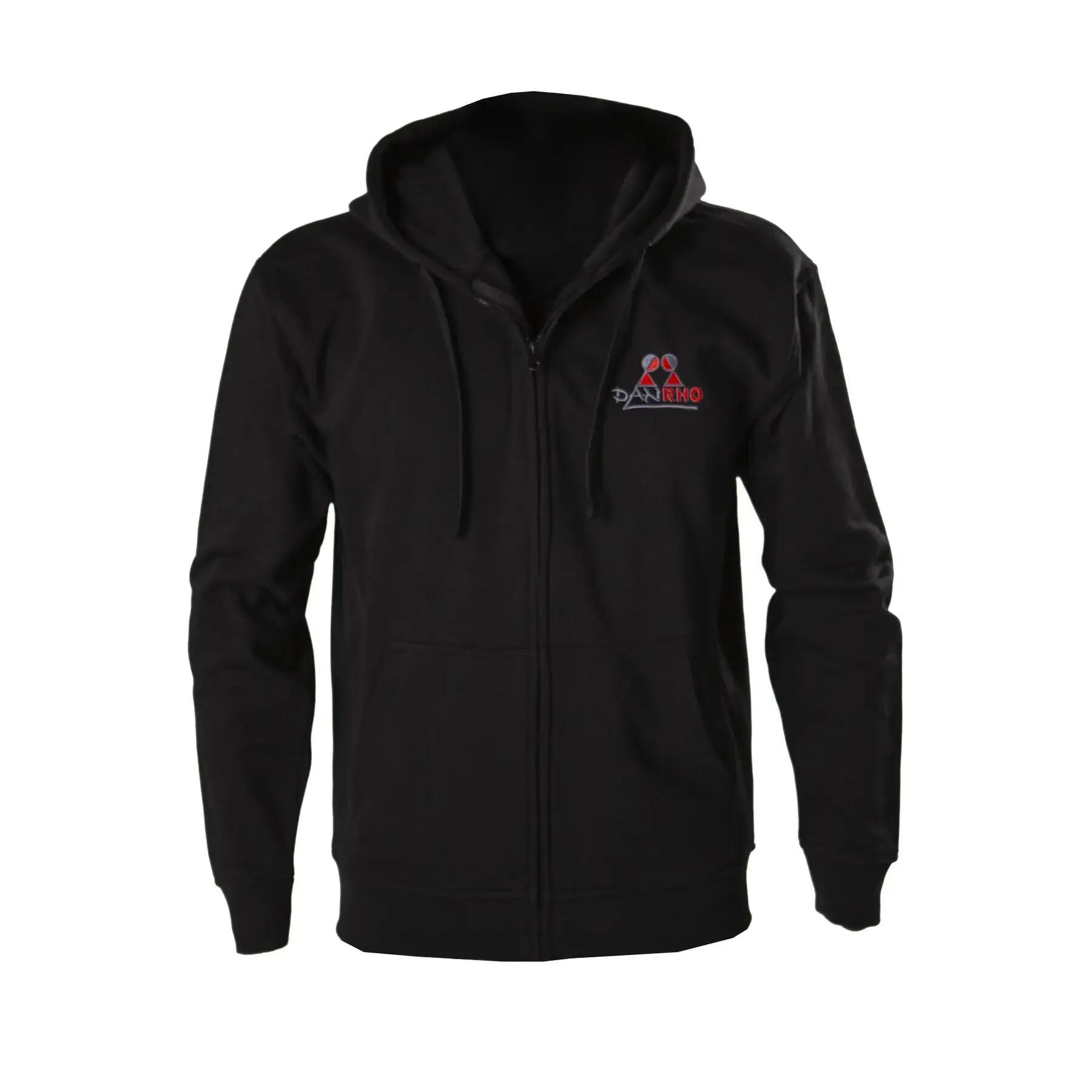 Felpa con cappuccio zip con logo Danrho 2/4
