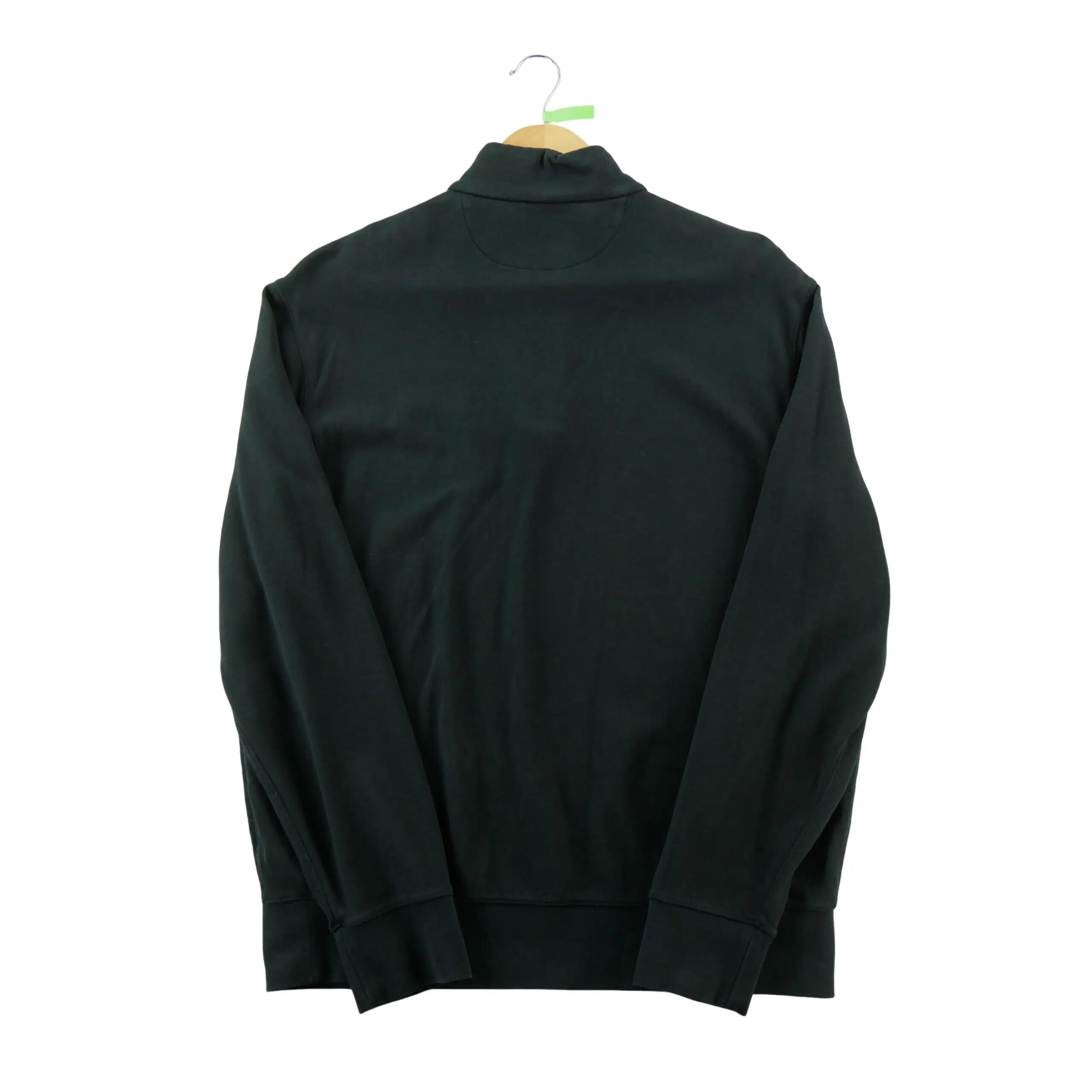 Tweedehands - Heren Sweater Pony geborduurd Zwart - Zeer goede staat 3/9