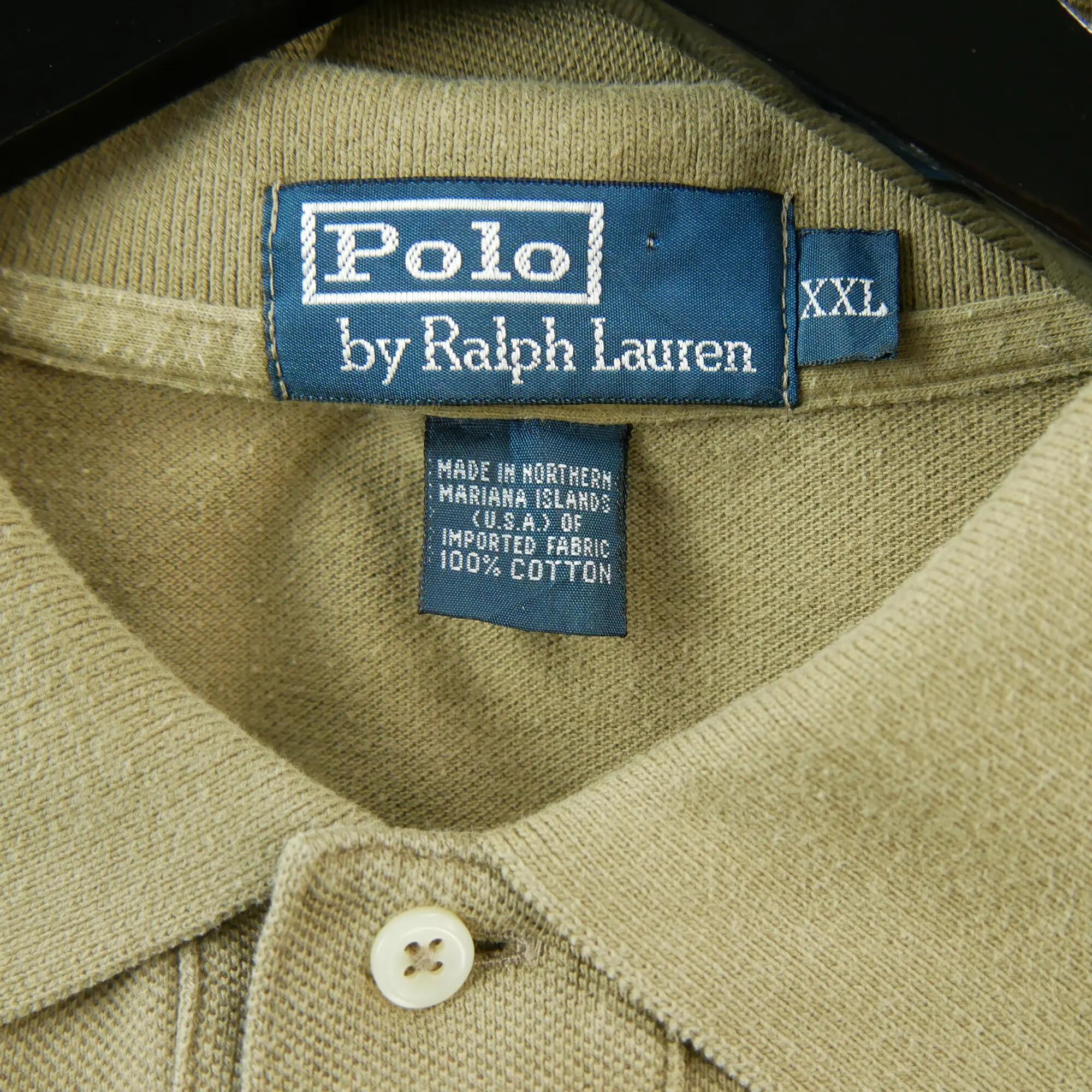 Tweedehands - Polo Ralph Lauren heren korte mouw custom fit - Goede staat 11/11
