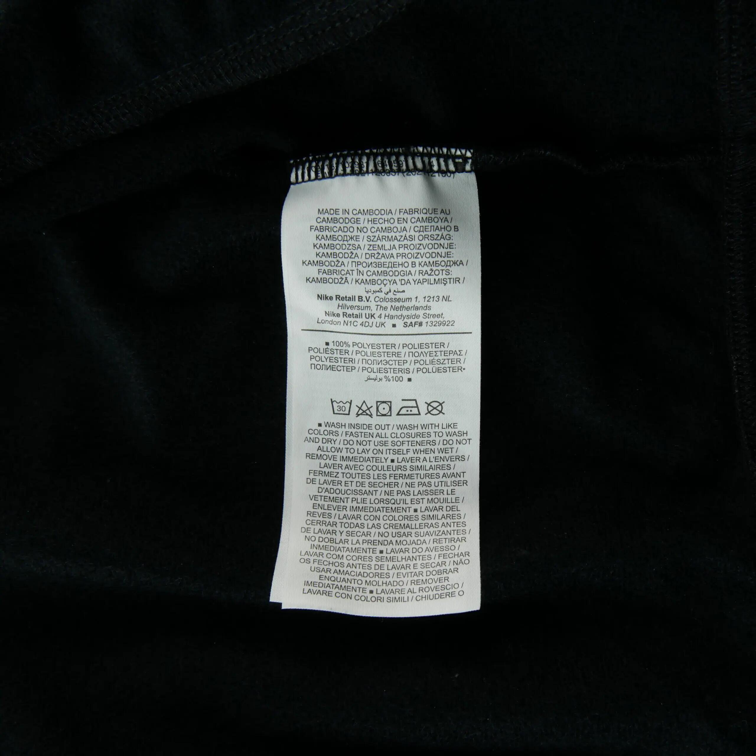 Segunda Vida - Chaqueta de chándal Hombre Negro - Excelente 7/8