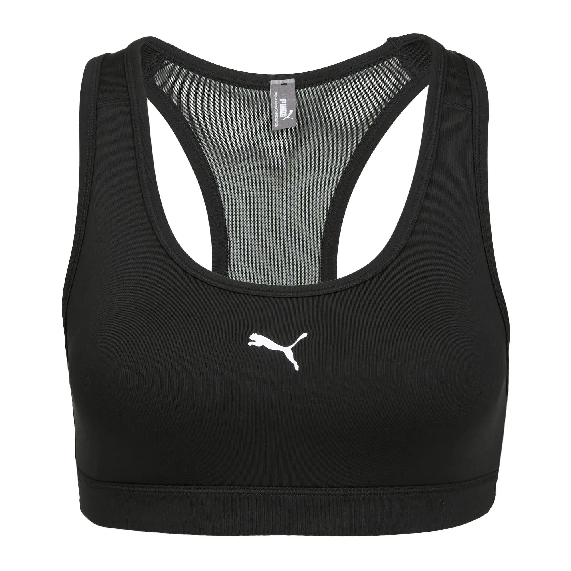 Biustonosz do biegania PUMA 4Keeps Bra Black 4/4