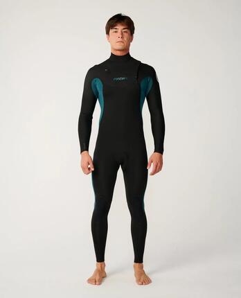 Combinaison de surf Homme Dawn Patrol 5/3 mm zip poitrine - Green