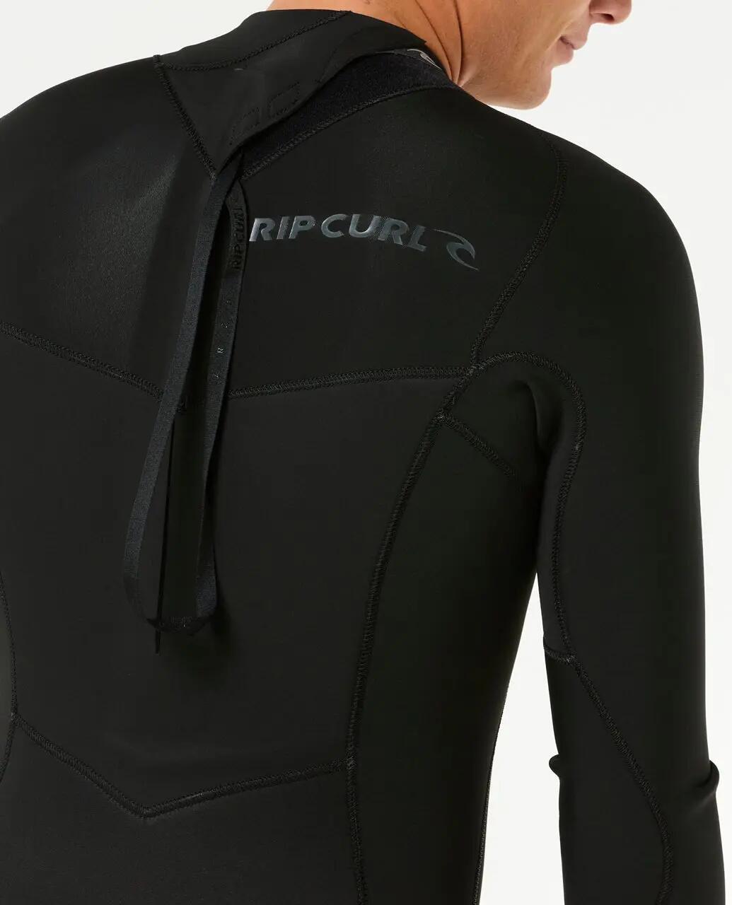 Surfwetsuit Heren Dawn Patrol 3/2 mm met rugrits - Noir 5/6
