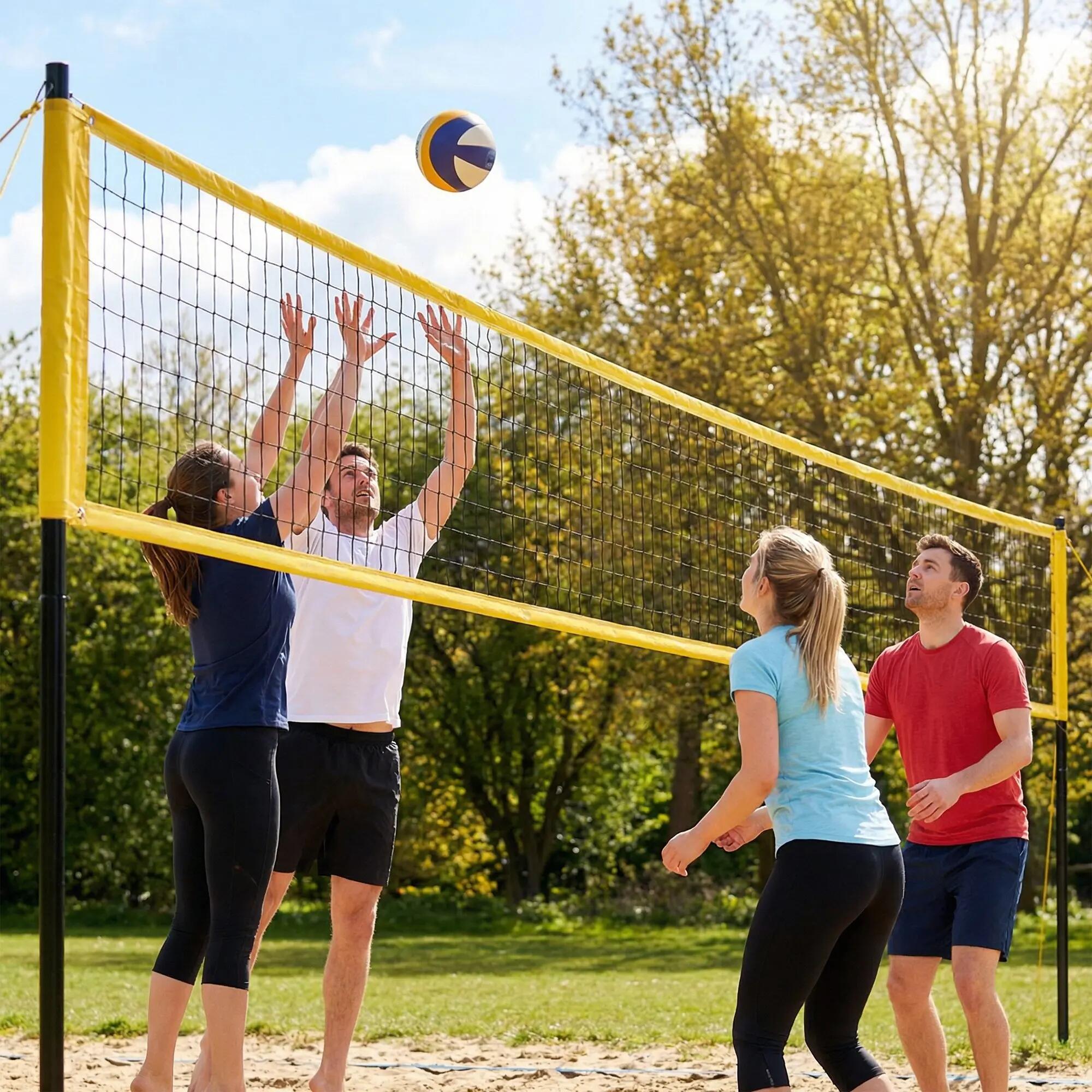 Ensemble complet volley-ball badminton 2 en 1 avec sac 4/5