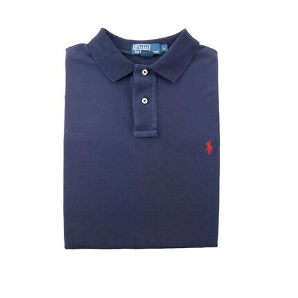Refurbished - Polo Ralph Lauren Herren Poloshirt Kurzarm Blau - In gutem Zustand