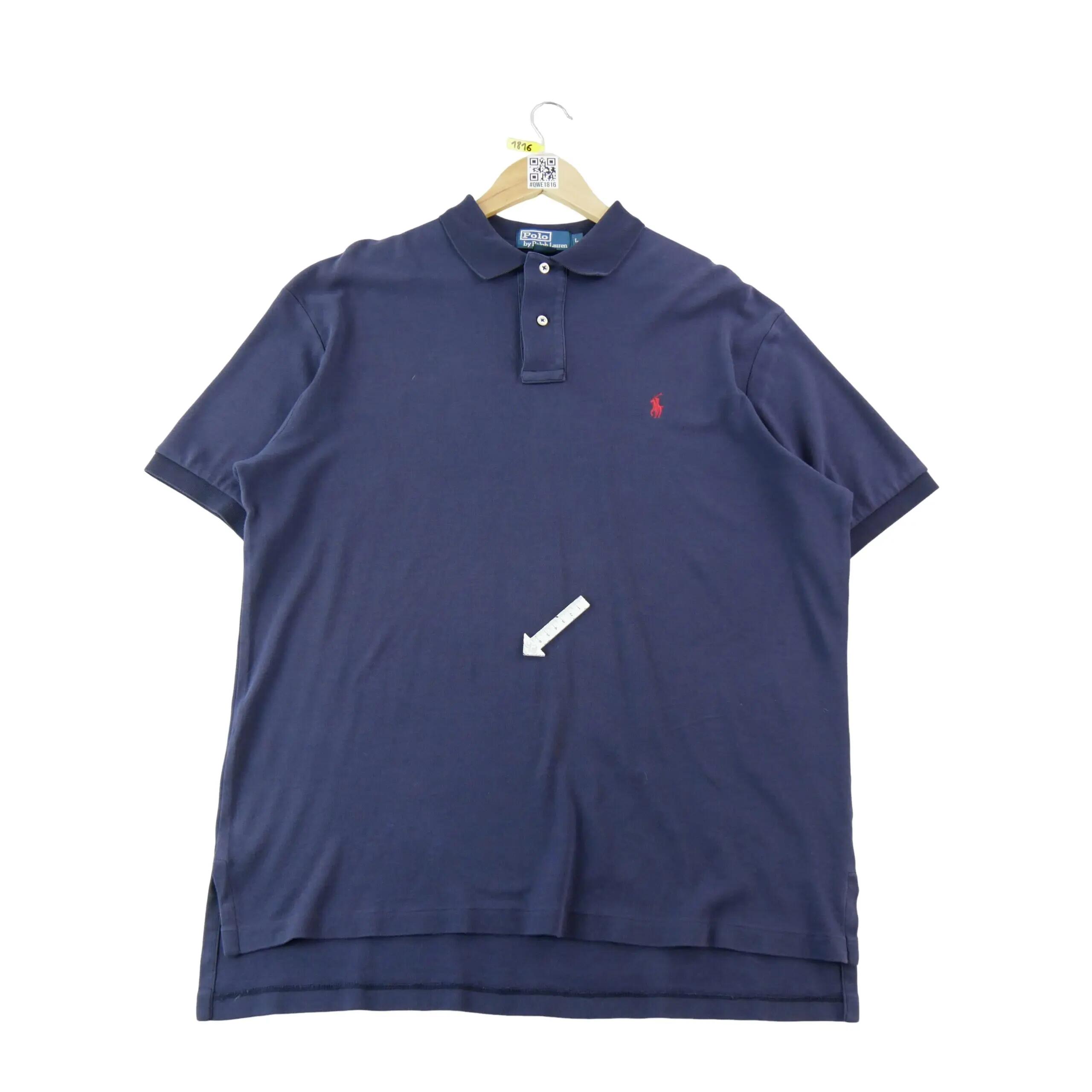 Segunda Vida - Polo Ralph Lauren hombre manga corta azul marino - Bueno 6/10