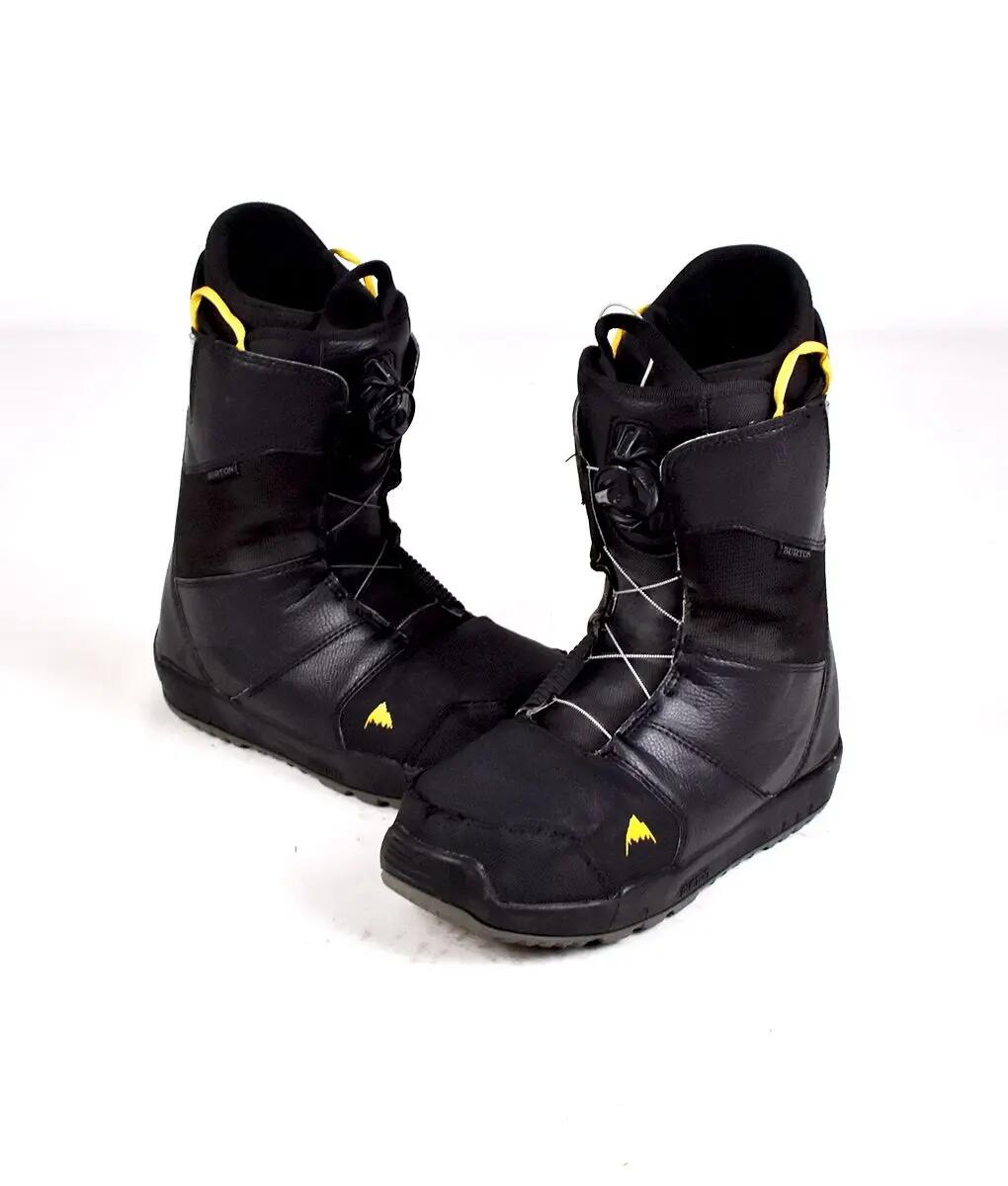 RECONDITIONNE - Boots de snowboard Occasion Burton Progression BOA (jaune) - BON 1/2