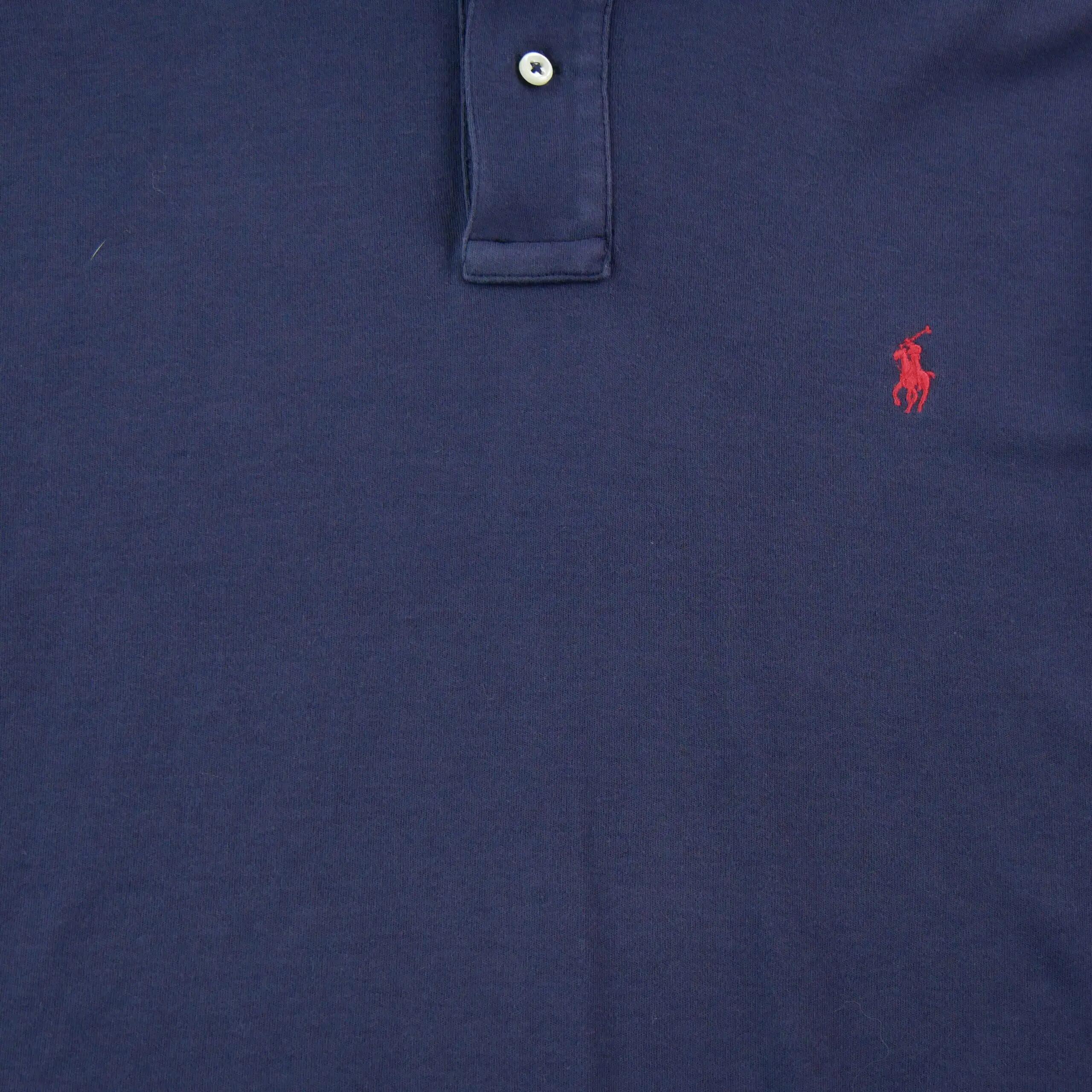 Segunda Vida - Polo Ralph Lauren hombre manga corta azul marino - Bueno 4/10