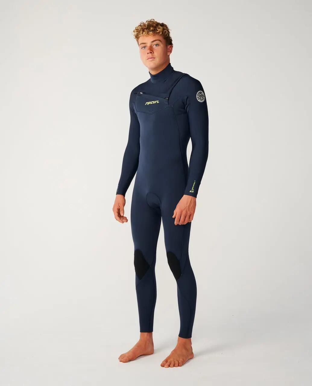 Combinaison de surf Homme Dawn Patrol Pro 3/2 mm zip poitrine - Navy 2/7
