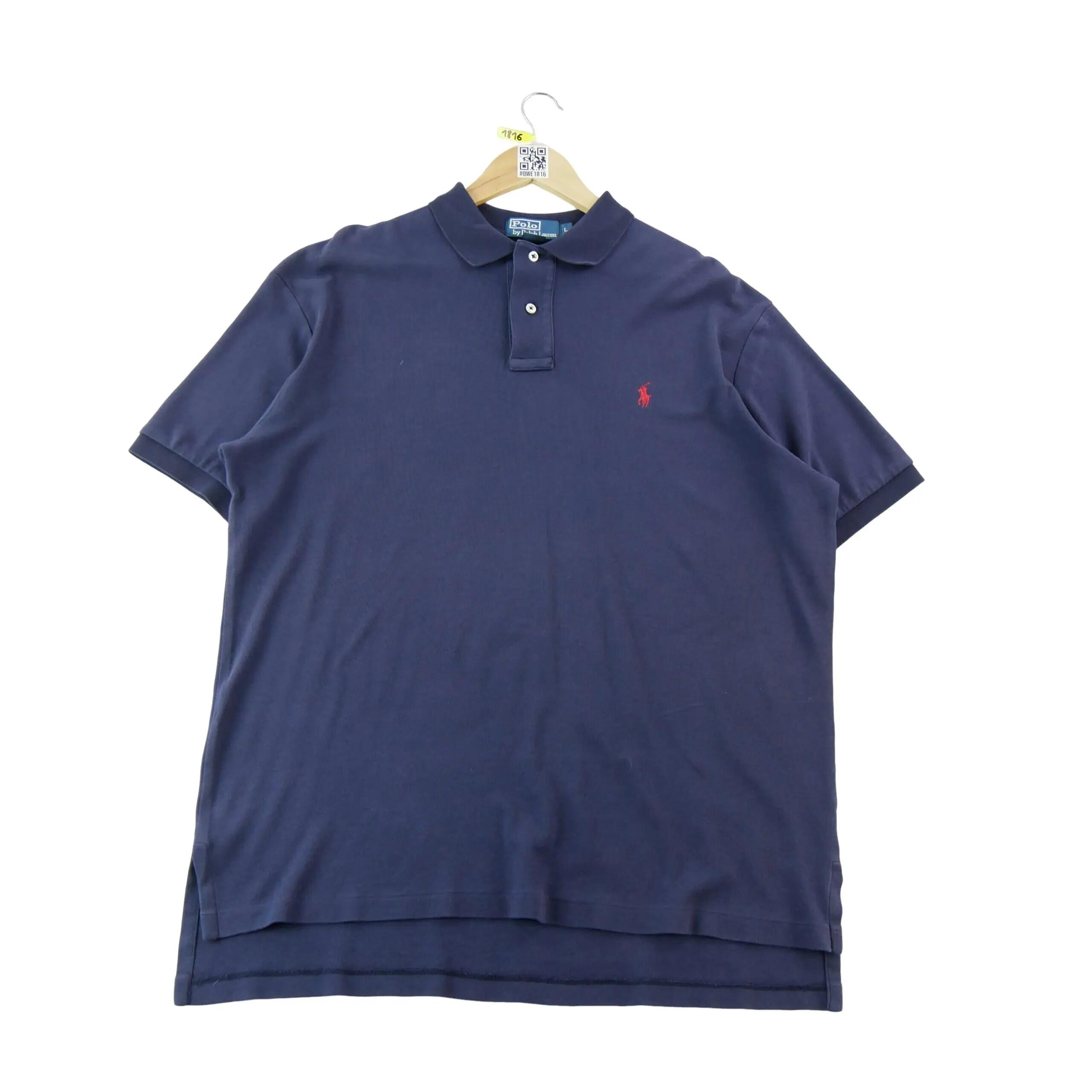Segunda Vida - Polo Ralph Lauren hombre manga corta azul marino - Bueno 2/10