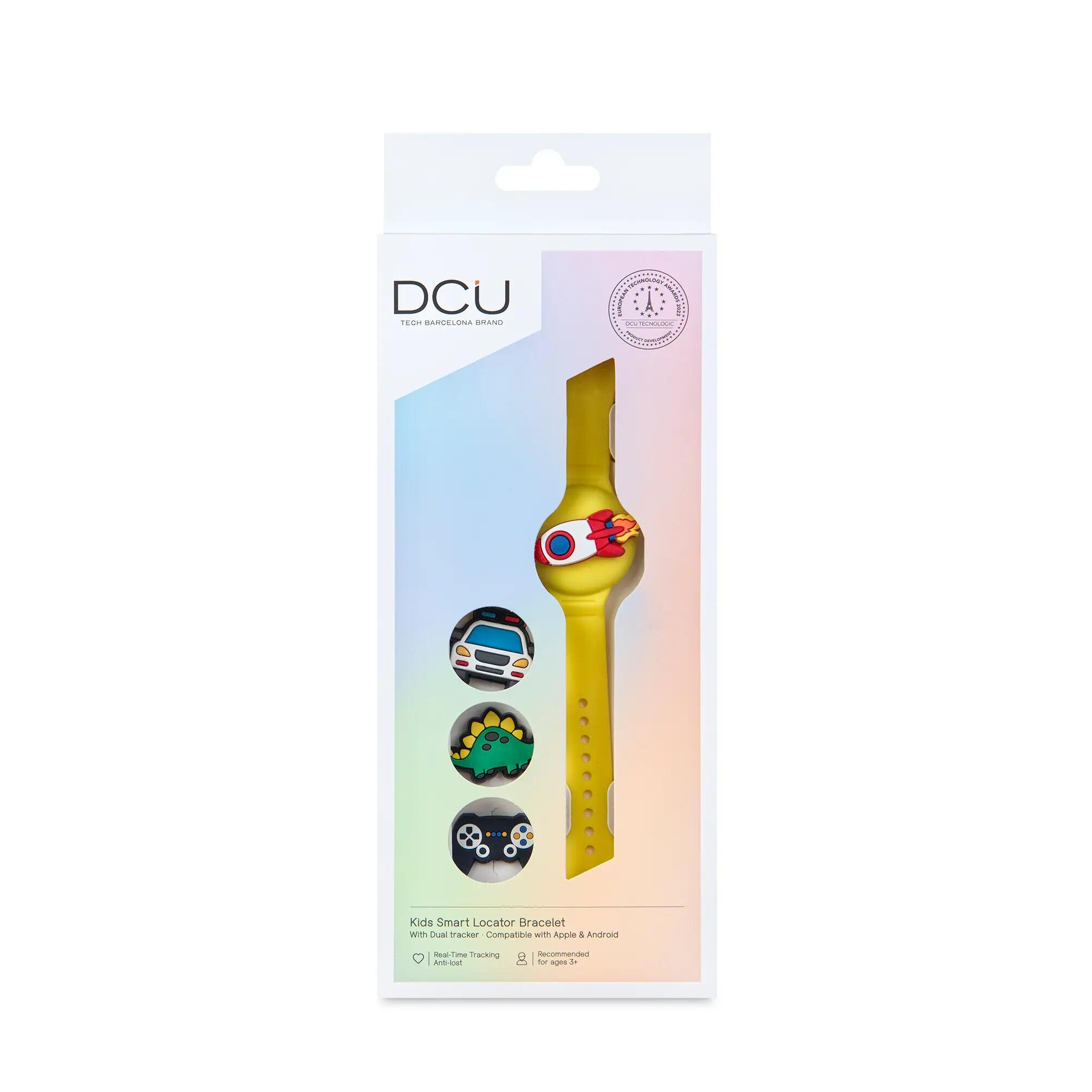 Pulsera Localizadora para Niñ@s con Rastreador Dual iOS/Android · Amarilla 2/3